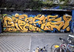 Graffiti Wall in Leipzig - Photo by DISOE - 217