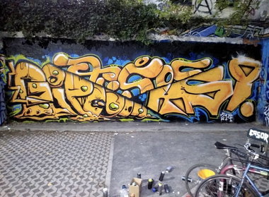 Graffiti Wall in Leipzig - Photo by DISOE - 217