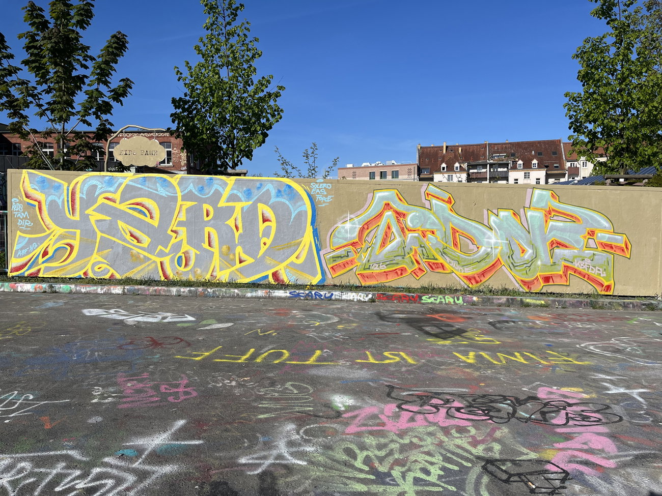 Graffiti Wall in Leipzig - Photo by DISOE (2026)