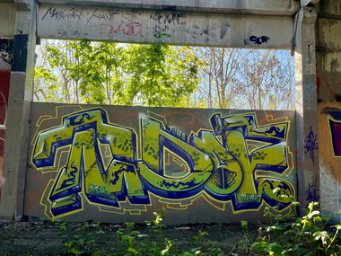Graffiti Wall in Leipzig - Photo by DISOE - JSK