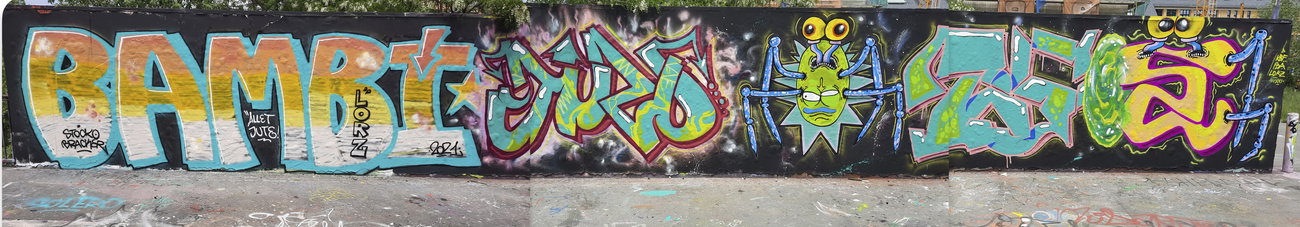 Graffiti in Leipzig - Photo by DISOE - lorzcrew, kbf (2021)