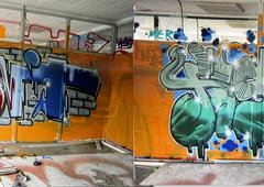 Graffiti Wall in Leipzig - Photo by DISOE - fda (2019)