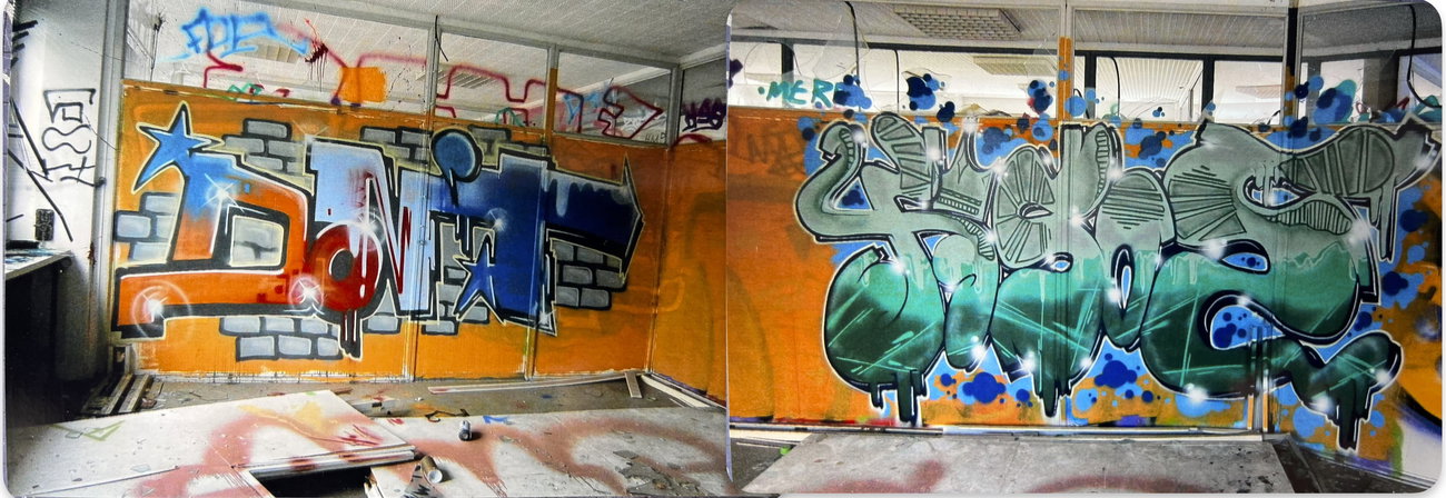 Graffiti Wall in Leipzig - Photo by DISOE - fda (2019)