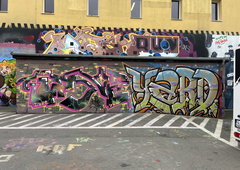 Graffiti Wall in Leipzig - Photo by DISOE (2026)