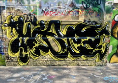 Graffiti Wall in Leipzig - Photo by DISOE (2026)