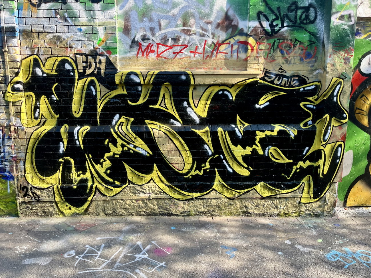 Graffiti Wall in Leipzig - Photo by DISOE (2026)