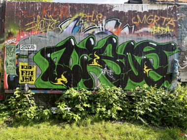 Graffiti Wall in Leipzig - Photo by DISOE (2026)