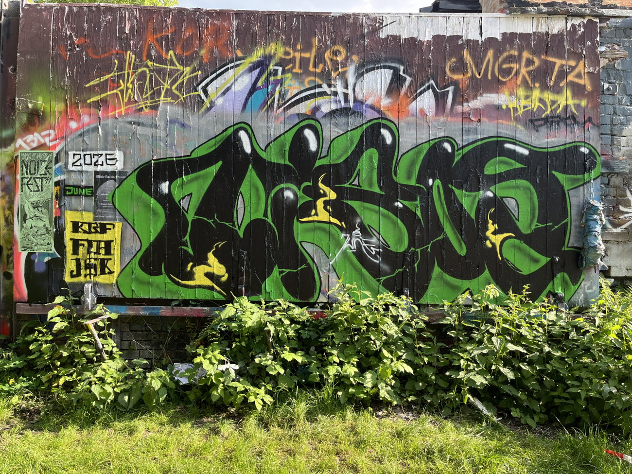 Graffiti Wall in Leipzig - Photo by DISOE (2026)