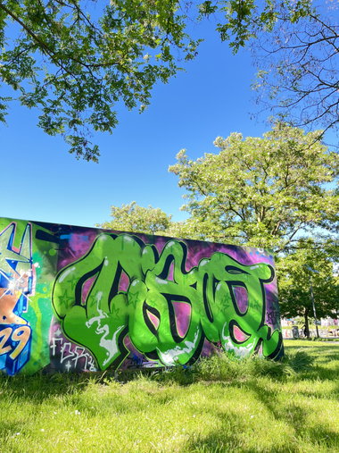 Graffiti Wall in Leipzig - Photo by DISOE (2026)