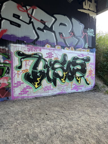 Graffiti Wall - Photo by DISOE