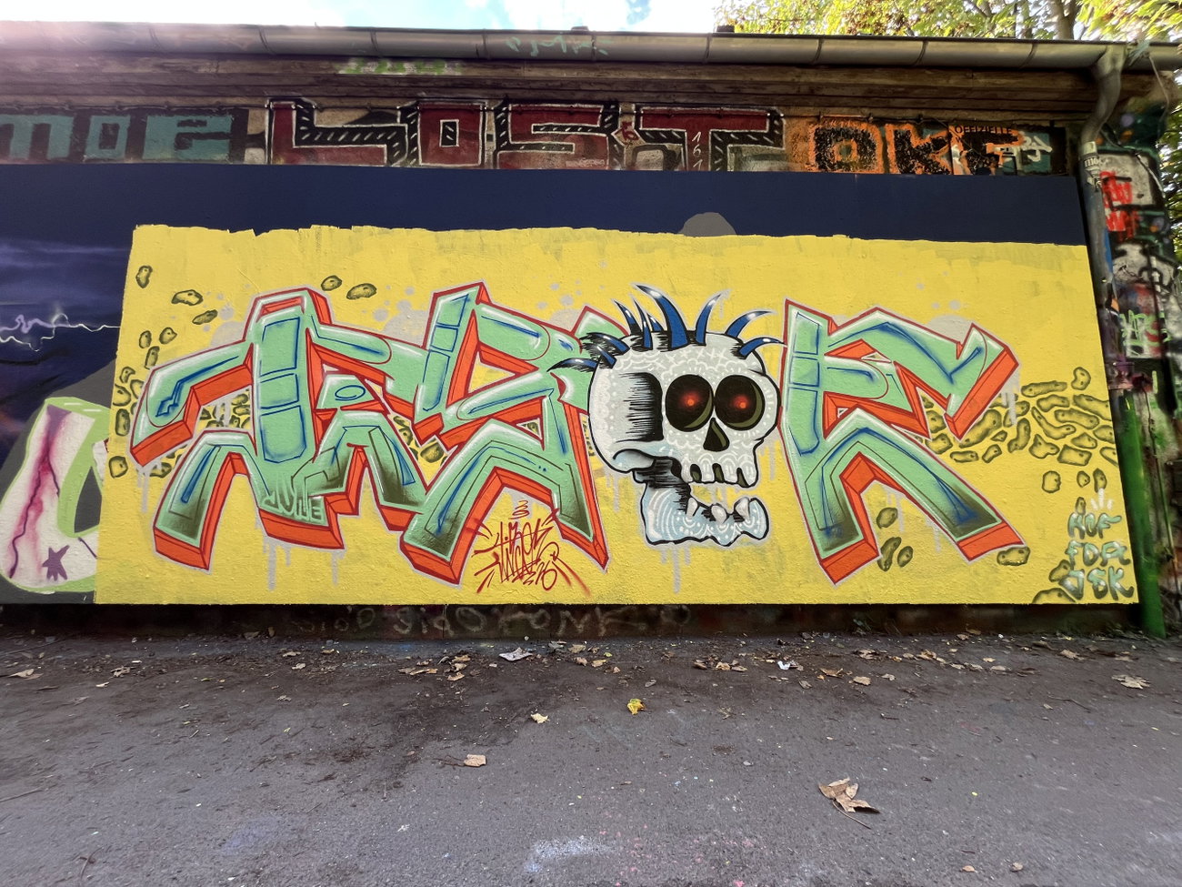 Graffiti Wall - Photo by DISOE