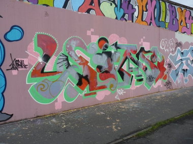 Graffiti Wall - Photo by DKO - dko, ratwegskreisel, ffm