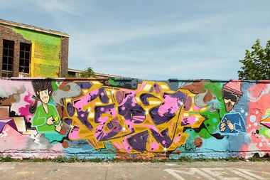 Graffiti Wall - Photo by DKO - vapourtrails, wof, erfurt