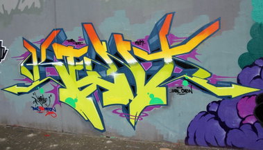 Graffiti Wall - Photo by DKO - dko, ffm, ratwegskreisel