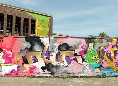 Graffiti Wall - Photo by DKO - vapourtrails, wof, erfurt