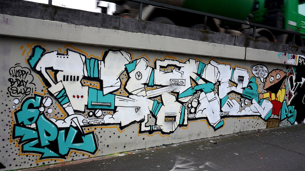 Graffiti Wall - Photo by DKO - dko, ffm, frankfurt