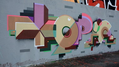 Graffiti Wall - Photo by DKO - dko, ffm, ratwegskreisel
