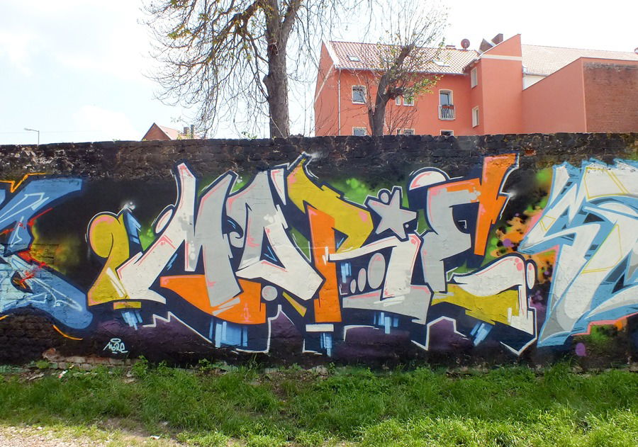 Graffiti Wall - Photo by DKO - erfurt, wof, graffiti