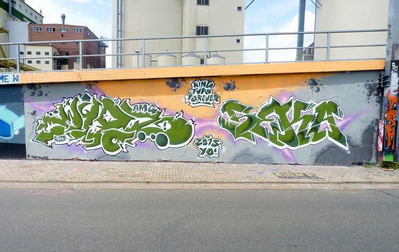 Graffiti Wall - Photo by DKO - dko, erfurt, wof (2015)