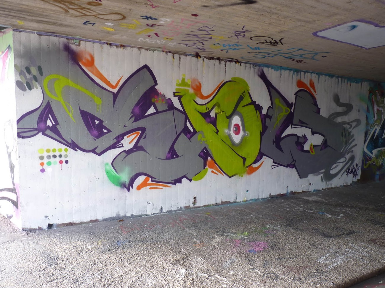 Graffiti Wall - Photo by DKO - dko, ratwegskreisel, ffm