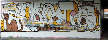 Graffiti Wall - Photo by DKO - dko, ffm, frankfurt