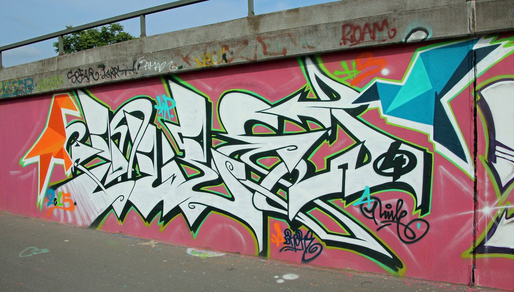 Graffiti Wall - Photo by DKO - dko, ffm, ratwegskreisel