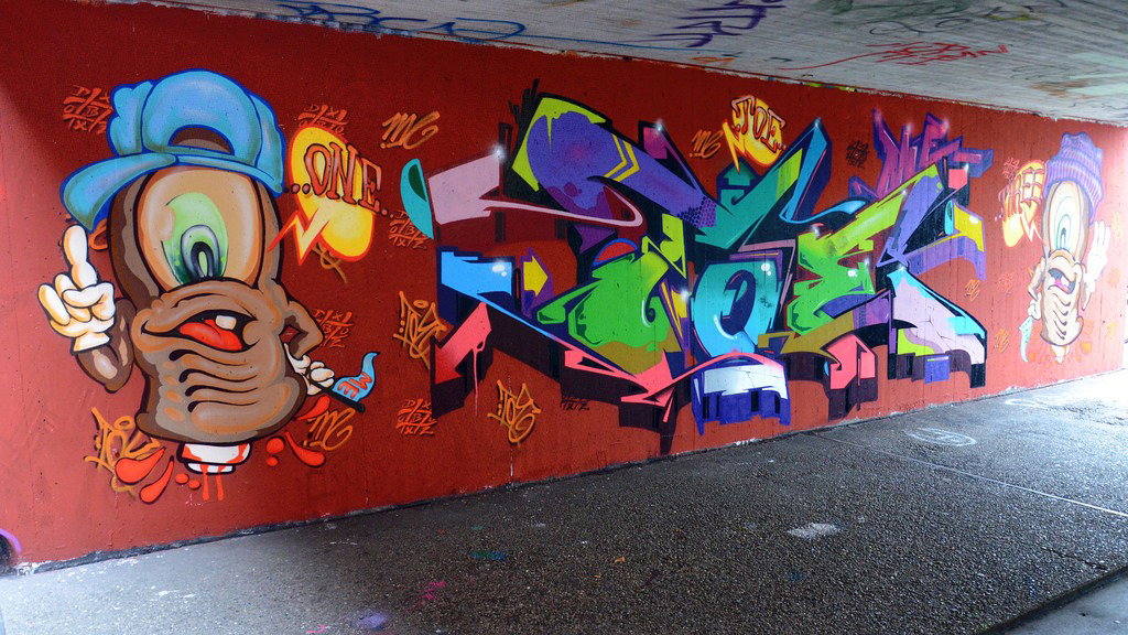 Graffiti Wall - Photo by DKO - dko, ffm, frankfurt