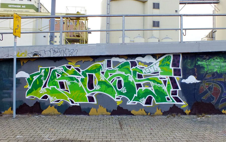 Graffiti Wall - Photo by DKO - erfurt, wof, graffiti