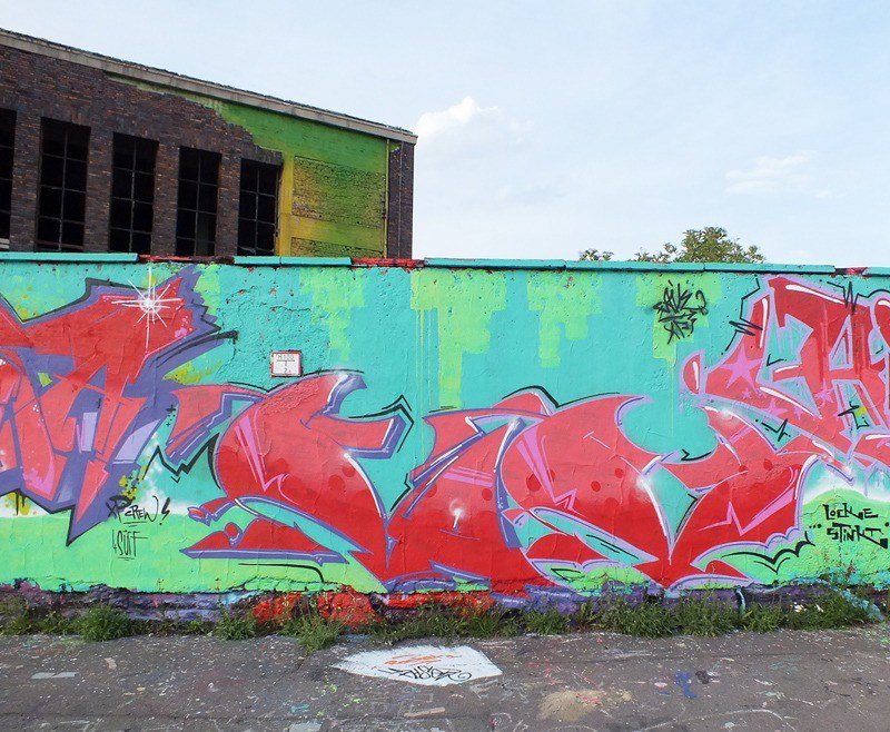 Graffiti Wall - Photo by DKO - dko, erfurt, wof (2015)