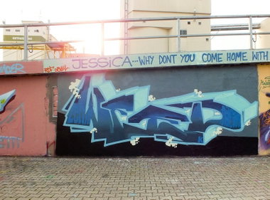 Graffiti Wall - Photo by DKO - dko, erfurt, wof (2015)