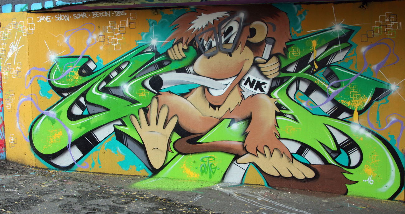 Graffiti Wall - Photo by DKO - dko, ffm, frankfurt