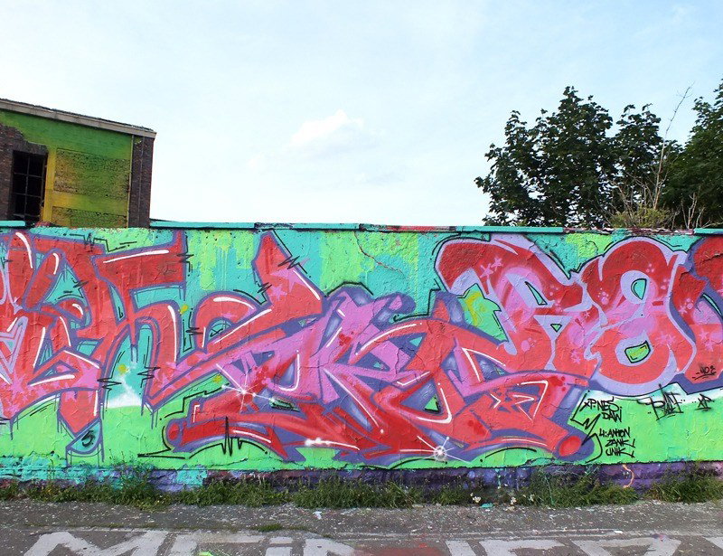 Graffiti Wall - Photo by DKO - dko, erfurt, wof (2015)