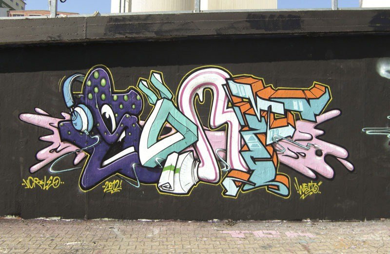 Graffiti Wall - Photo by DKO - dko, erfurt, wof