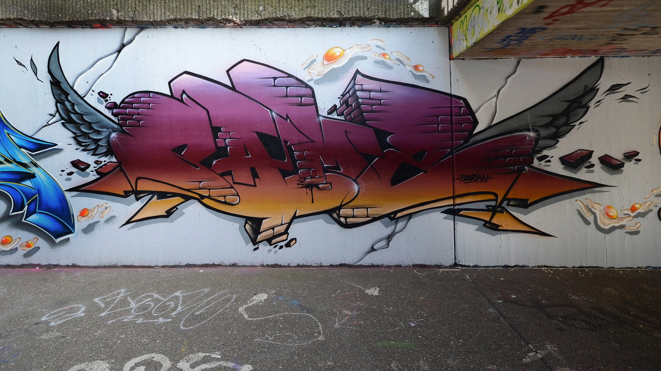 Graffiti Wall - Photo by DKO - dko, ffm, ratwegskreisel