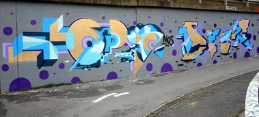 Graffiti Wall - Photo by DKO - dko, ffm, frankfurt