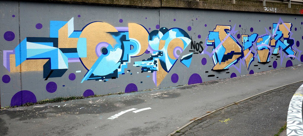 Graffiti Wall - Photo by DKO - dko, ffm, frankfurt