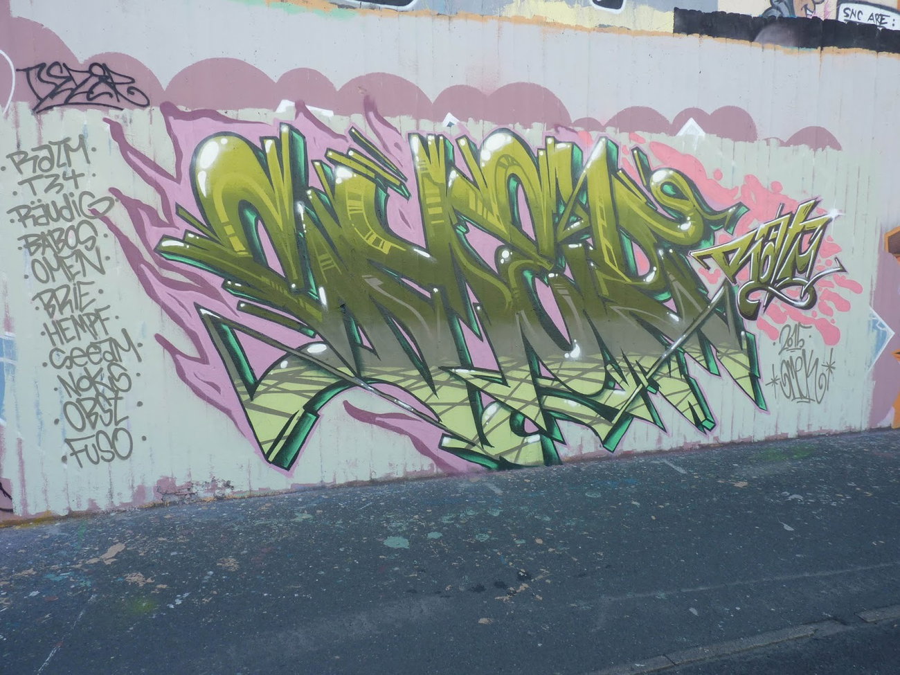 Graffiti Wall - Photo by DKO - dko, ratwegskreisel, ffm