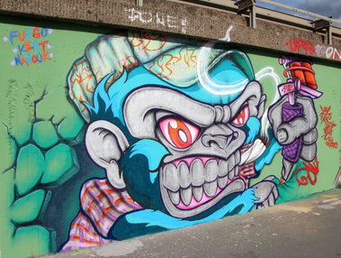 Graffiti Wall - Photo by DKO - ffm, dko, frankfurt