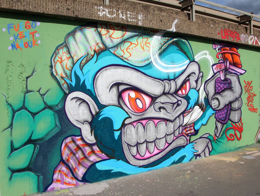 Graffiti Wall - Photo by DKO - ffm, dko, frankfurt