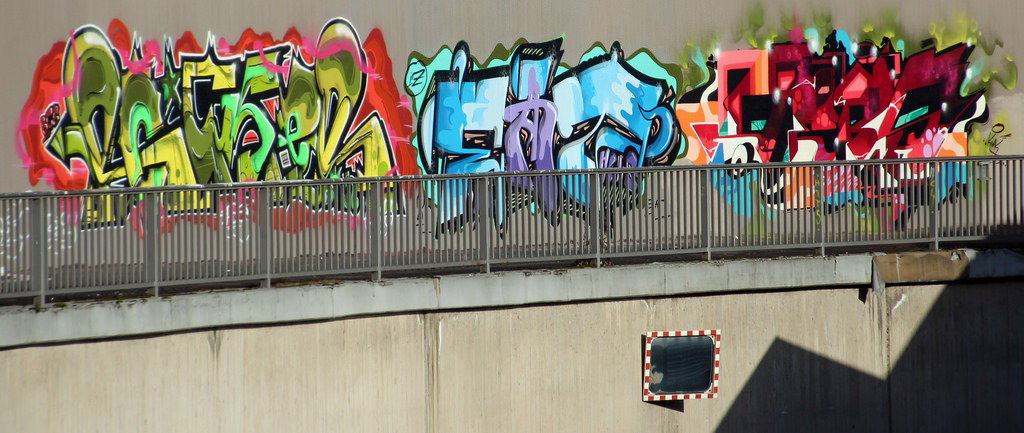 Graffiti Wall - Photo by DKO - dko, ffm, frankfurt