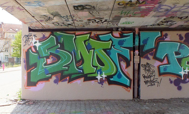 Graffiti Wall - Photo by DKO - smof, wof, erfurt