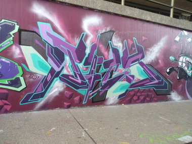 Graffiti Wall - Photo by DKO - dko, ratwegskreisel, ffm