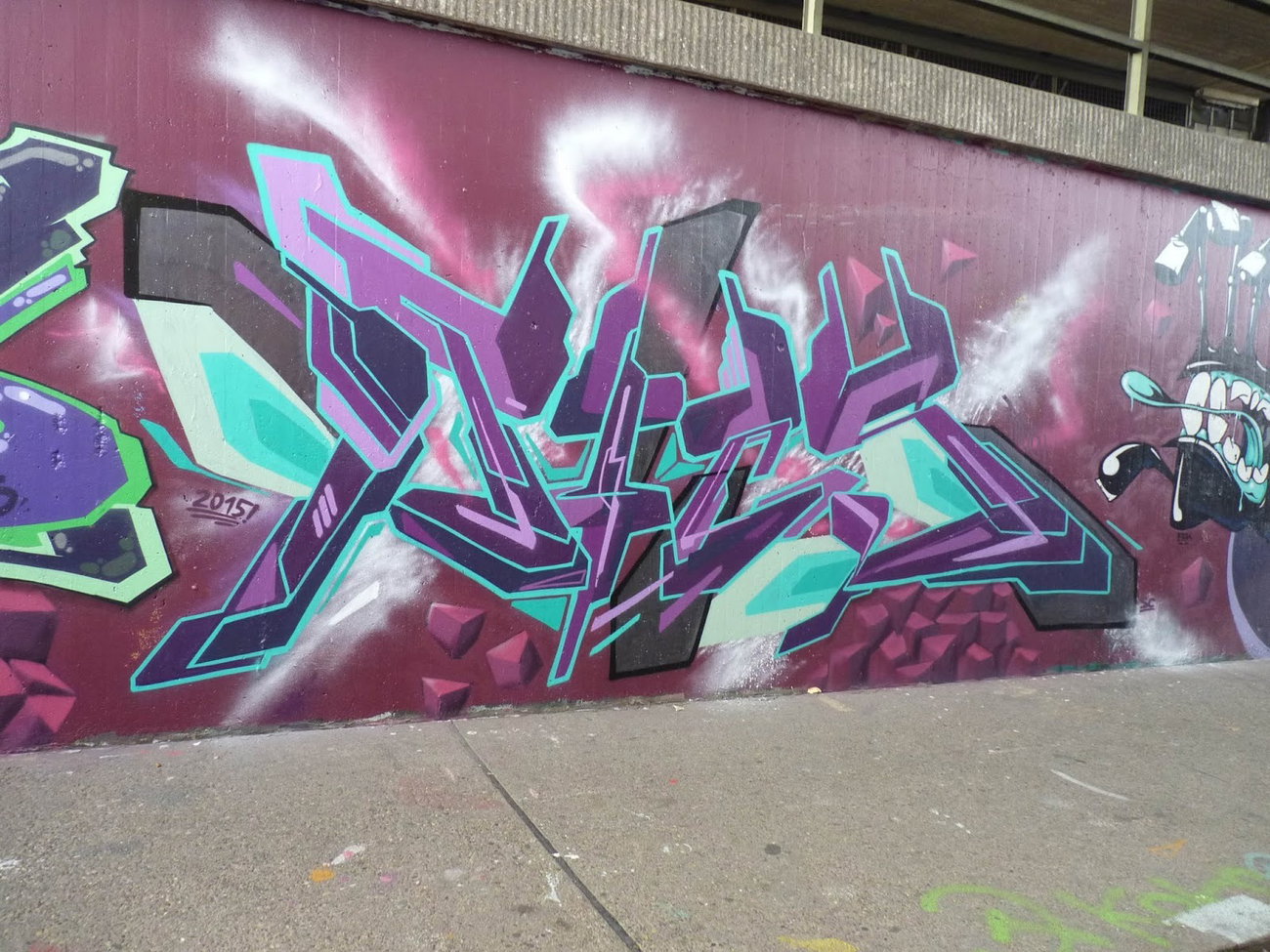 Graffiti Wall - Photo by DKO - dko, ratwegskreisel, ffm