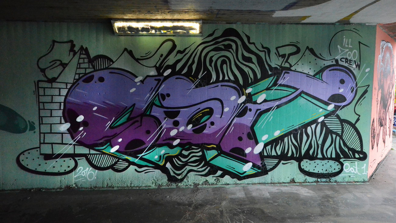 Graffiti Wall - Photo by DKO - dko, ffm, ratwegskreisel