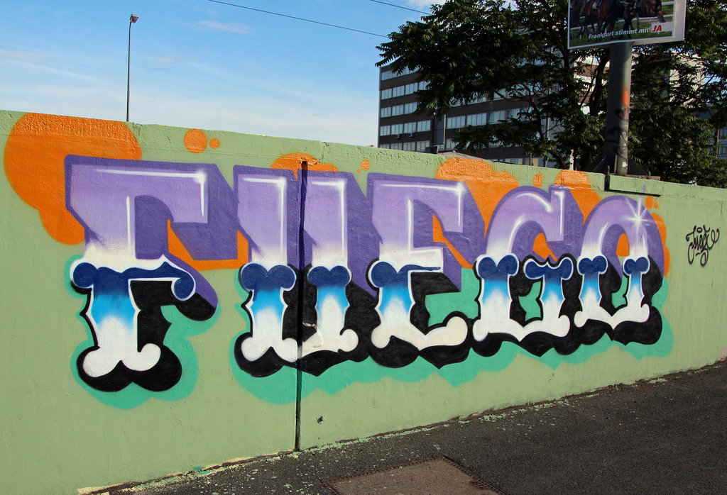 Graffiti Wall - Photo by DKO - ffm, frankfurt, ratwegskreisel (2015)