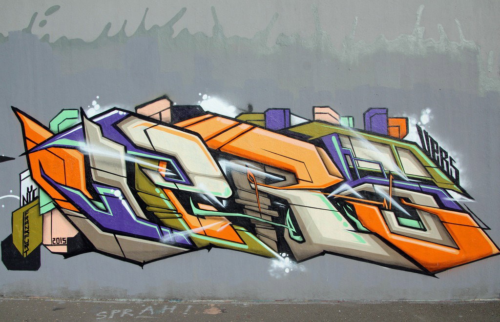 Graffiti Wall - Photo by DKO - dko, ffm, Ratswegkreisel (2015)