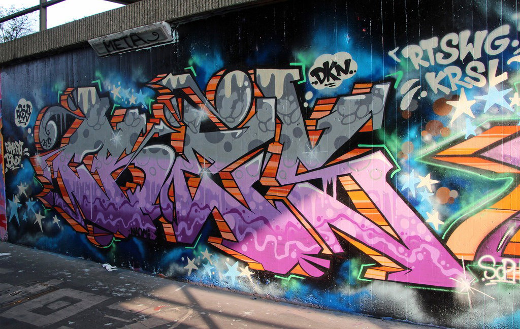 Graffiti Wall - Photo by DKO - dko, ffm, ratwegskreisel