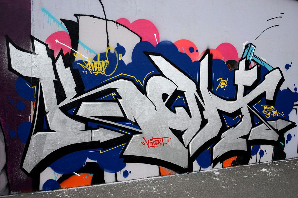 Graffiti Wall - Photo by DKO - dko, ffm, frankfurt