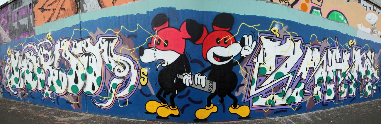 Graffiti Wall - Photo by DKO - dko, ffm, frankfurt