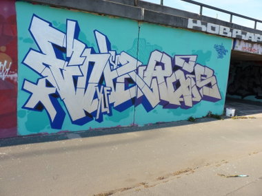 Graffiti Wall - Photo by DKO - dko, ratwegskreisel, ffm